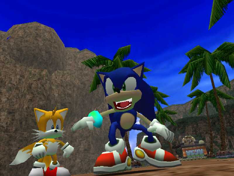 captura de tela de sonic adventure